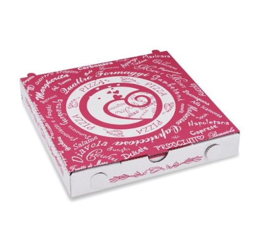 Dėžutės picai 24 x 24 x 3 cm, 100 vnt