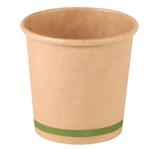 Puodelis popierinis rudas 120 ml (50 vnt.)