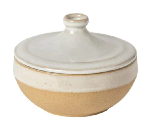 Dubenėlis su dangteliu MARRAKESH Sable Blan 12 cm