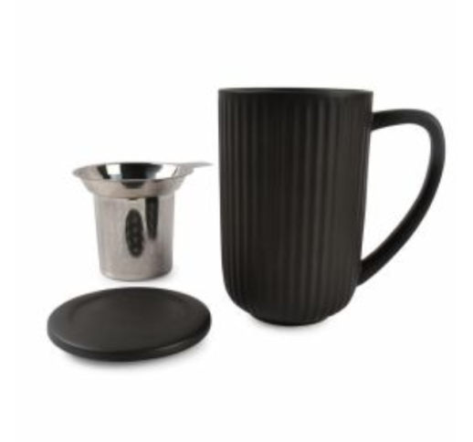 Puodelis HITEA BLACK 600 ml