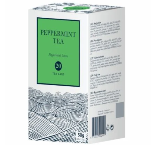 Arbata mėtų GEMOSS COLLECTION 1,2gx20 vnt.