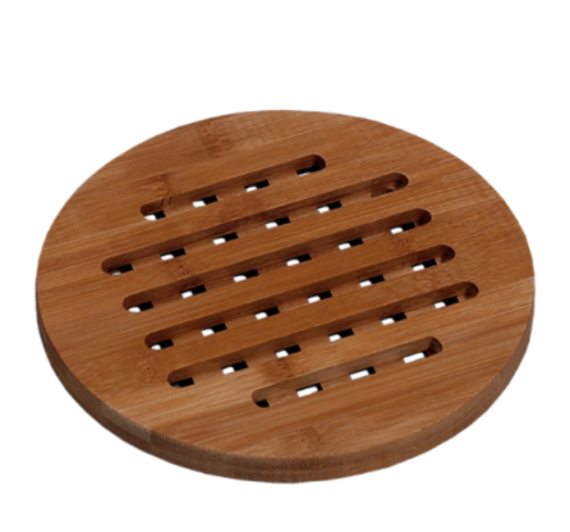 Padėkliukas bambukinis apvalus 19 cm