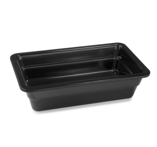 Indas plastikinis, juodas GN1/4x65 mm
