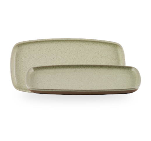 Lėkštė Green EMERGE SPECKLED 30x14,7 cm