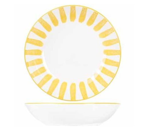 Lėkštė gili CABANA YELLOW 20 cm