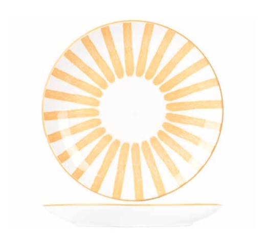 Lėkštė CABANA ORANGE 20,5 cm