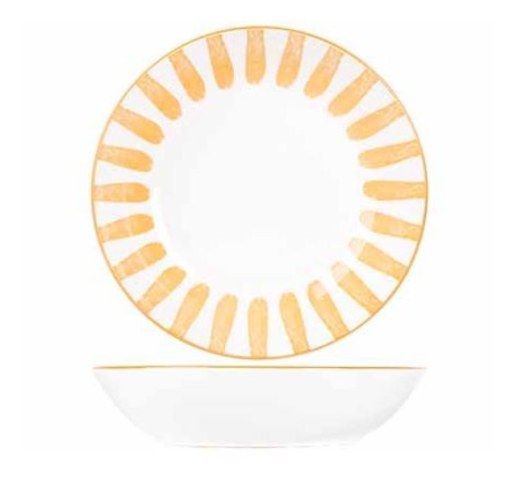 Lėkštė gili CABANA ORANGE 20 cm