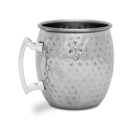 Puodelis metalinis sidabro spalvos MOSCOW MULE 500 ml