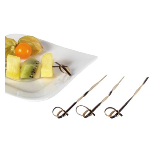 Smeigtukai bambukiniai TWISTER 10,5 cm (80 vnt.)