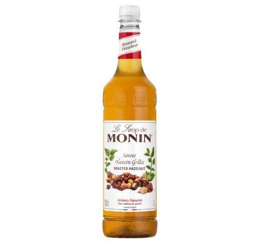 Monin SKRUDINTŲ RIEŠUTŲ sirupas 1 L, plastikinis butelis