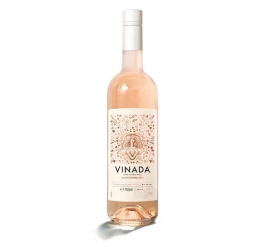 Vynas nealkolinis VINADA ROSE 0,75 L