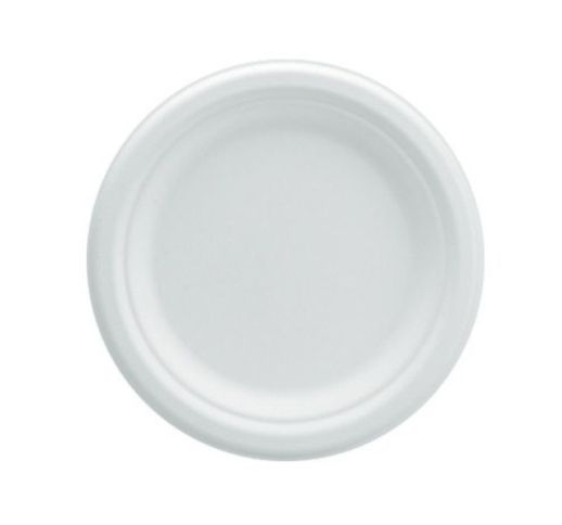 Lėkštės vienkartinės cukranendrių BIO 17,5 cm (50 vnt.)