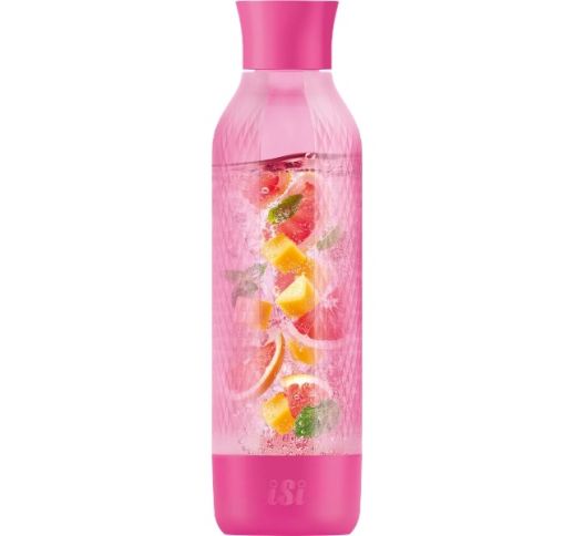 Atsarginis butelis sifonui TWIST'N SPARKLE rožinis