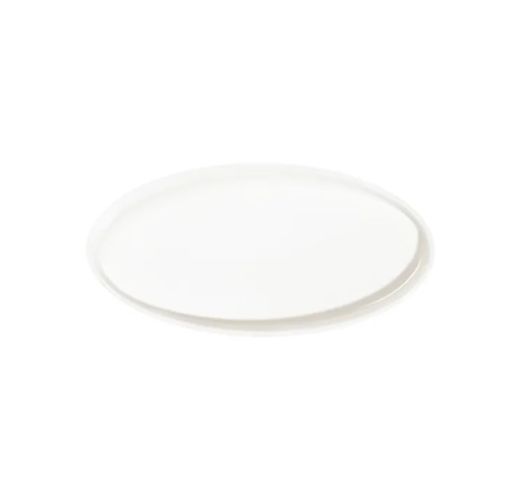Lėkštė ovali stačiu kraštu balta Stolt 26 cm