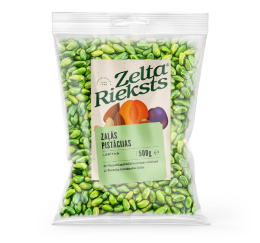 Pistacijų branduoliai, žali 500 g