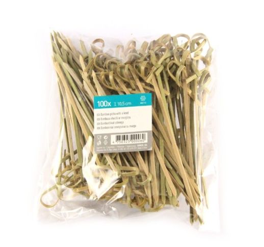 Smeigtukai bambukiniai RIESTI 10,5cm (100 vnt.)
