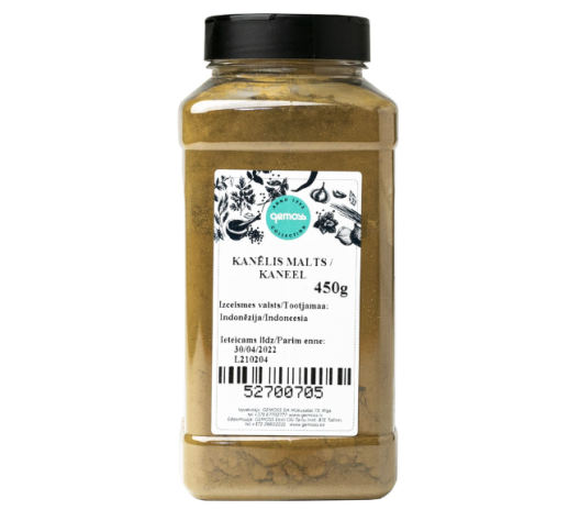 Cinamonas maltas 450 g