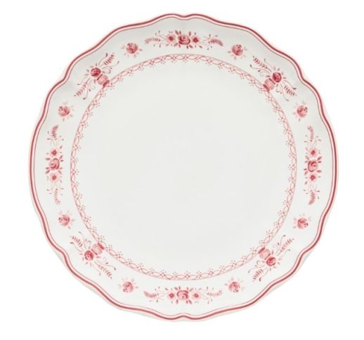 Lėkštė Vila White Red 27 cm