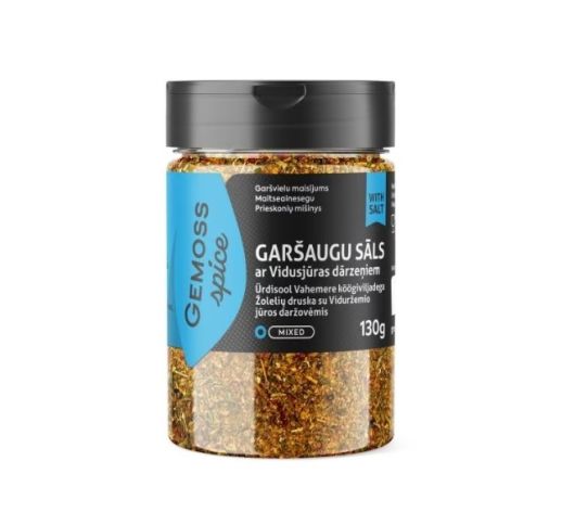 Viduržemio jūros druska su žolelėmis ir daržovėmis 130 g