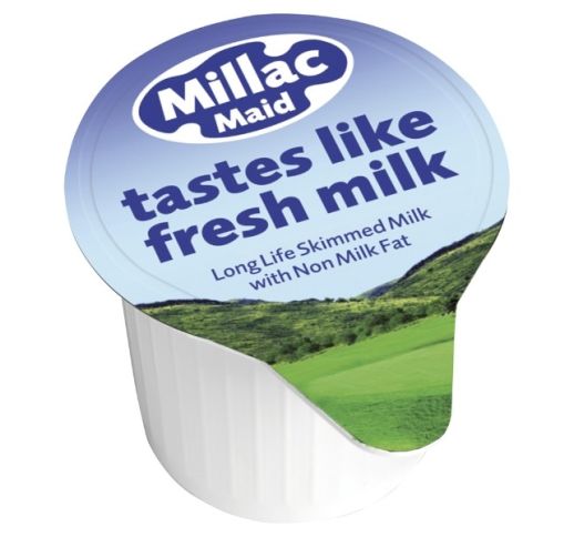 Grietinėlės ir augalinių riebalų mišinys MILLAC MAID (50 porcijų po 10 ml)