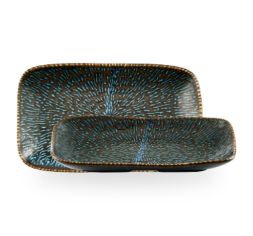 Lėkštė CASCADE SAPPHIRE BLUE 22x13 cm
