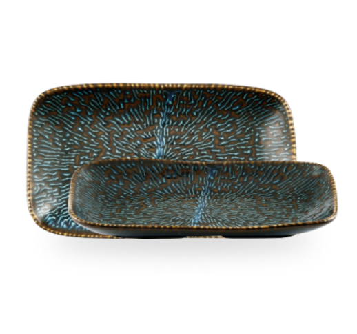 Lėkštė CASCADE SAPPHIRE BLUE 26x15 cm
