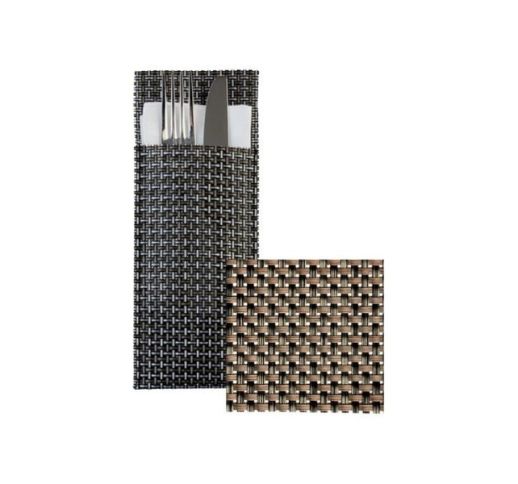Įrankių dėtuvės, plastikas, rudos spalvos (24 x 9 cm, 6 vnt.)