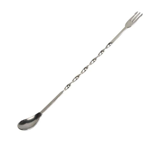 Baro šaukštas su šakute 24,5 cm