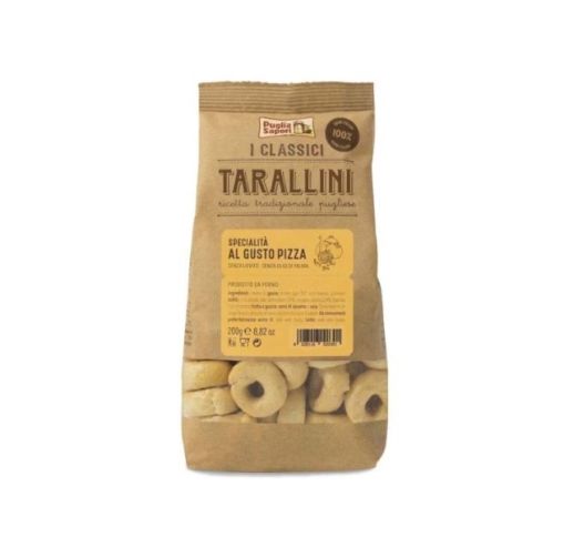 Duonos traškučiai TARALLINI picos skonio, 200 g