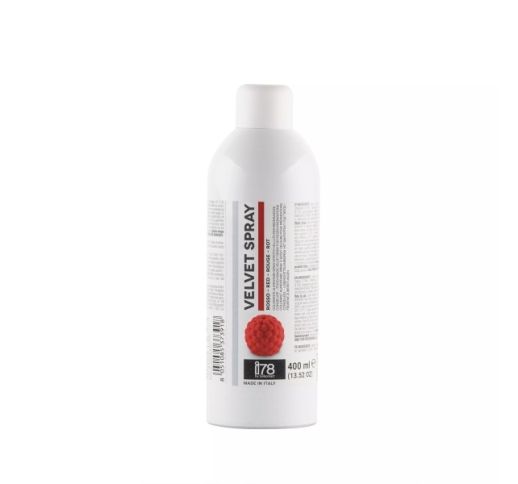 Dažai maistiniai, purškiami, raudonos spalvos VELVET 400 ml