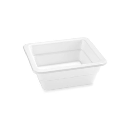 Indas plastikinis, baltas GN1/6x100 mm