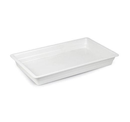 Indas plastikinis, baltas GN1/1x40 mm