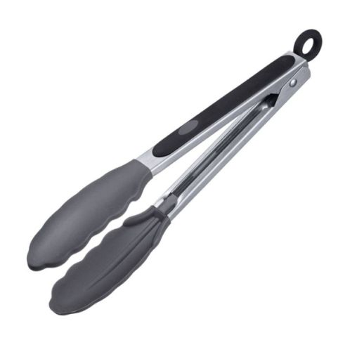 Žnyplės serviravimui, silikoninės, CLASSIC SILICONE MINI, 21 cm