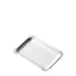 Lėkštutės vienkartinės, popierinės, baltos 17 x 25 cm 250 vnt.