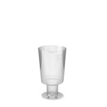 Taurelės plastikinės skaidrios 100 ml (15 vnt.)