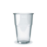 Stiklinės vienkartinės skaidrios PET 300 ml (50 vnt.)