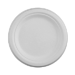 Lėkštės vienkartinės iš cukranendrių 17 cm (50 vnt.)