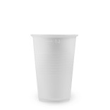 Stiklinės vienkartinės baltos 200 ml (100 vnt.)