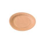 Lėkštės vienkartinės KRAFT 17,8 cm (50 vnt.)