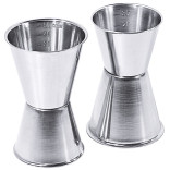 Menzūrėlė buitinė 30/50 ml, su padalomis, metalinė