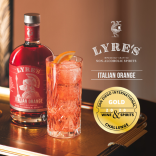 Nealkoholinio likerio skonio gėrimas Italian Orange Lyre's 700 ml