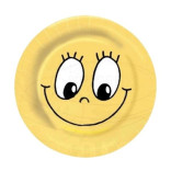 Lėkštės vienkartinės SMILE 23 cm (10 vnt.)