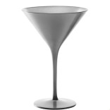 Taurė martini OLYMPIC 240 ml sidabrinė