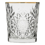 Stiklinė ICON DOF Gold Rim 355 ml