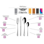 Įrankių rinkinys PRINCESS SUN (24 vnt)