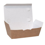 Dėžutės maisto išsinešimui su skylėmis 16,5x10x5 cm (100 vnt.)