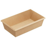 Dėžutės rudos 12x20x5,5 cm 800 ml (50 vnt.)