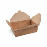 Dėžutės maisto išsinešimui FOLD 1000 ml 15,1x12x5 cm (50 vnt.)