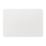 Servetėlė plastikinė balta 43x29 cm