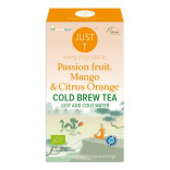 Šalta arbata JUST T pasiflorų, mangų ir apelsinų skonio (10 pakelių)